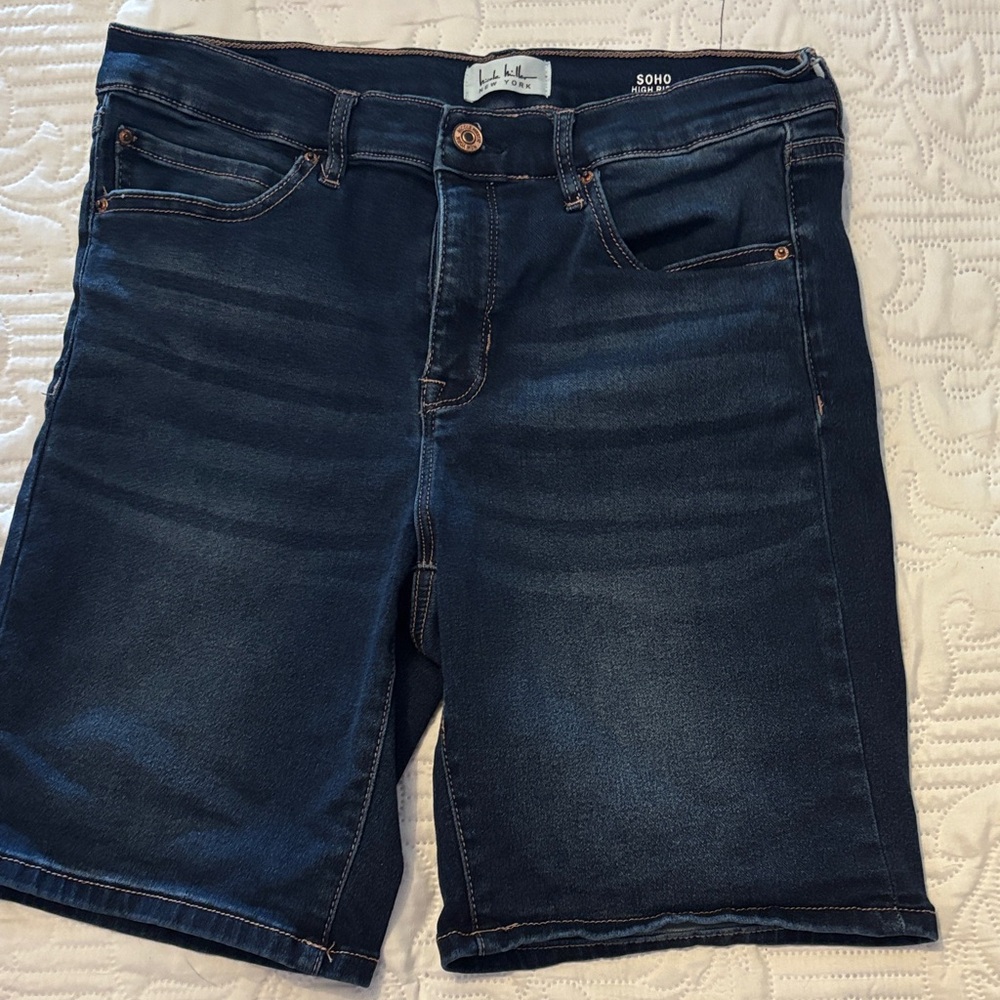 Women’s Navy Blue Denim Jean Shorts